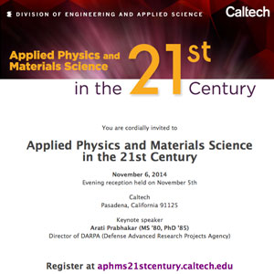 Applied Physics and Materials Science in the 21st Century