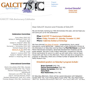 GALCIT 75th Anniversary Celebration