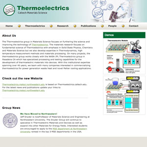 Thermoelectrics Research Group